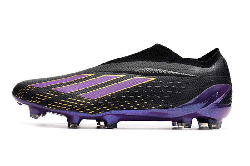 Chuteira Adidas X Speedportal+ FG - Preto/Roxo