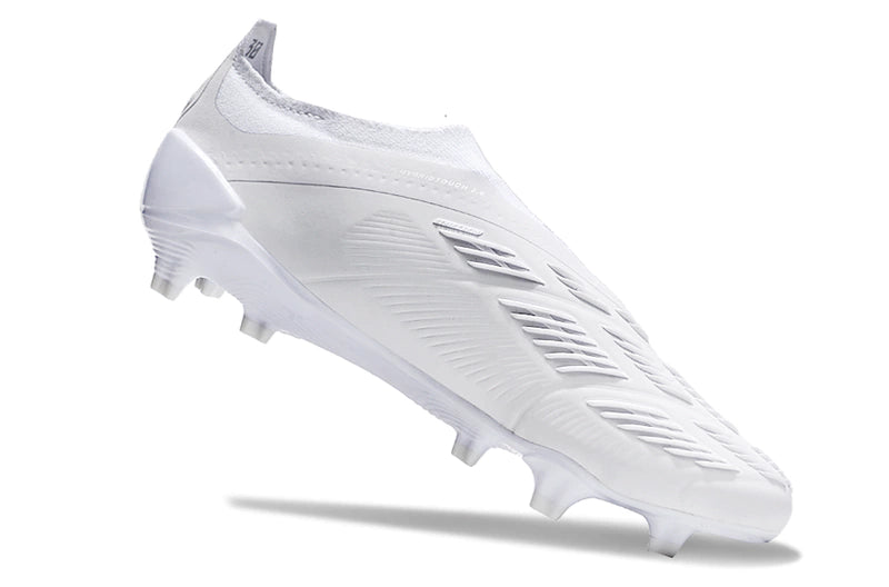 Chuteira Adidas Predstrike Elite Laceless Campo - White