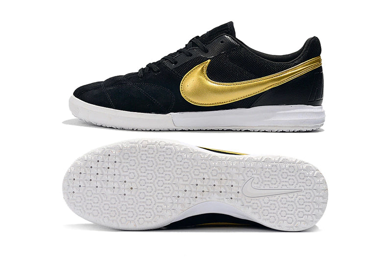 Chuteira Nike Premier 2 Futsal IC - Preto/Dourado