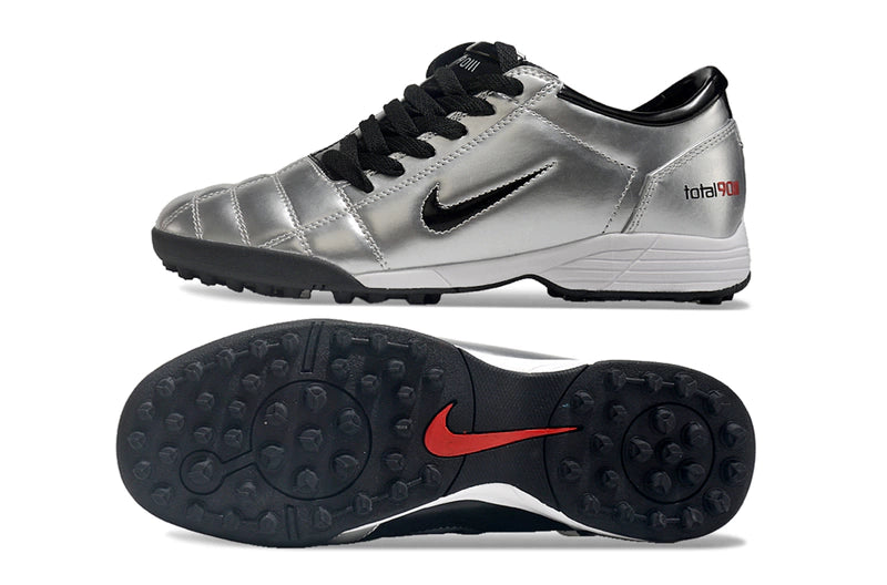 Chuteira Nike Total 90 Society - Prata/Preto