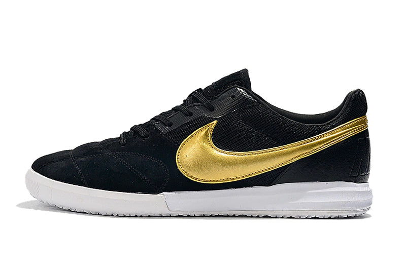 Chuteira Nike Premier 2 Futsal IC - Preto/Dourado