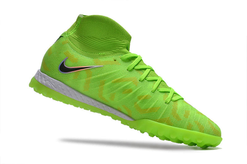Chuteira Nike React Phantom Luna Elite Society - Verde/Preto