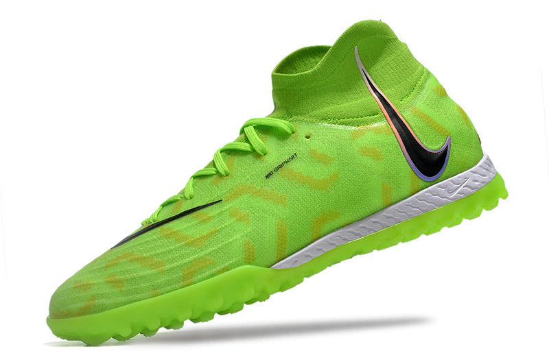 Chuteira Nike React Phantom Luna Elite Society - Verde/Preto