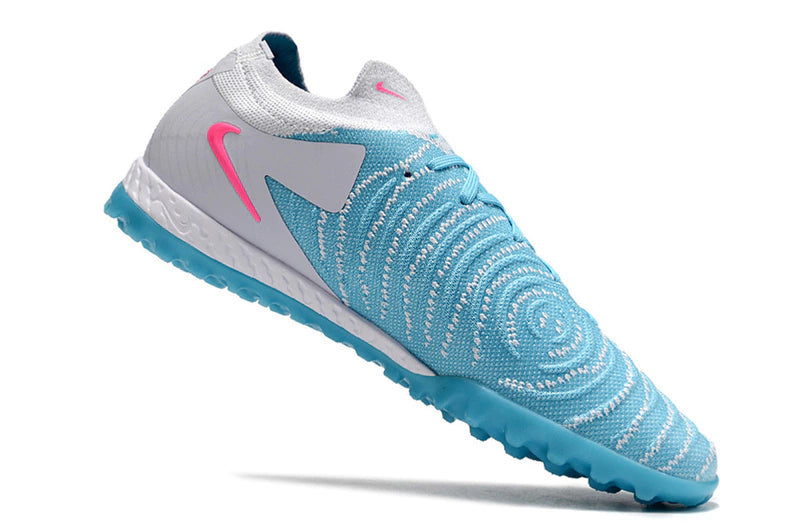 Chuteira Nike Phantom GX 2 Elite Society TF - Azul/Branco