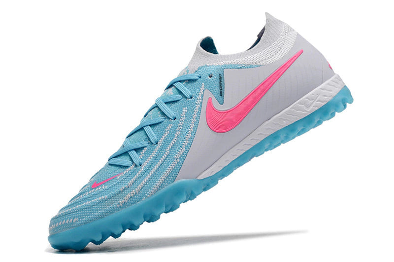Chuteira Nike Phantom GX 2 Elite Society TF - Azul/Branco