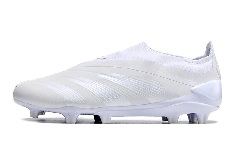 Chuteira Adidas Predstrike Elite Laceless Campo - White