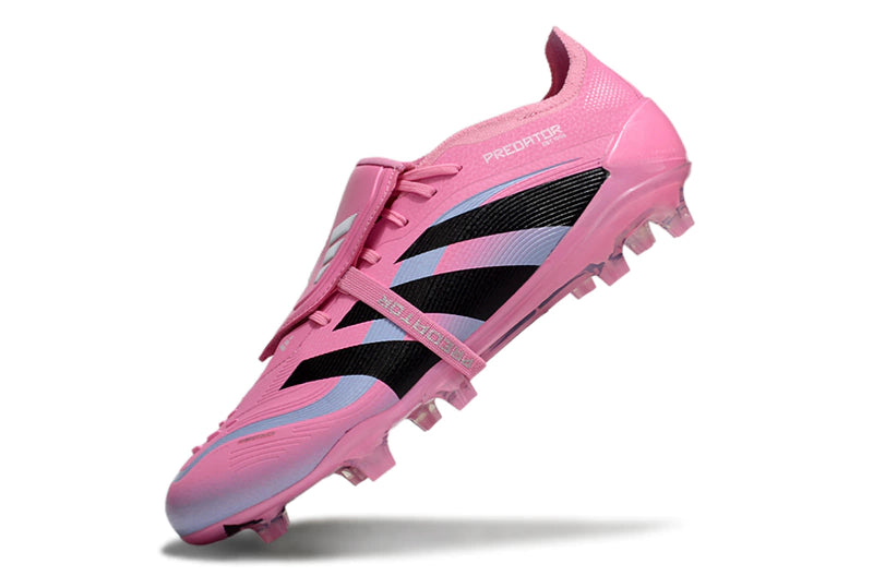 Chuteira Adidas Predator Elite 25 Campo - Rosa/Preto