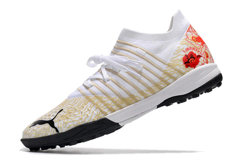 Chuteira Puma Future Z 1.3 Pro Cage Society - Branco