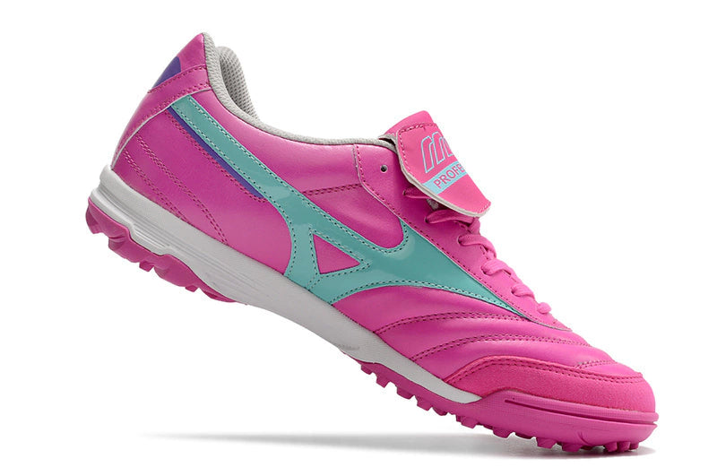 Chuteira Mizuno Morelia Neo 2 Society - Rosa/Azul