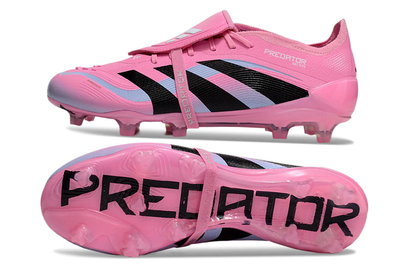 Chuteira Adidas Predator Elite 25 Campo - Rosa/Preto
