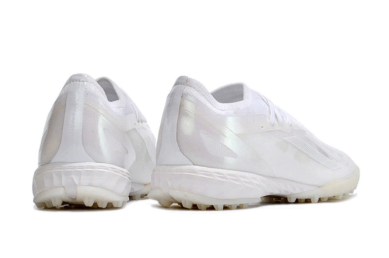 Chuteira Adidas X CrazyFast.1 Society TF - All White
