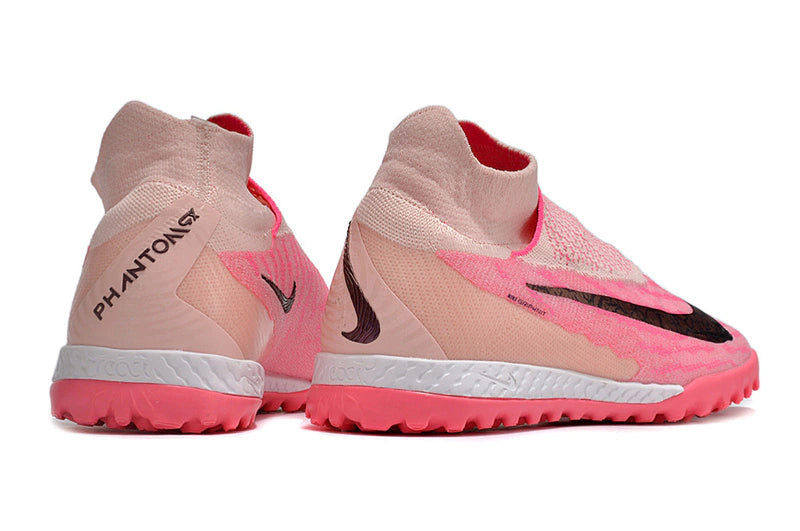 Chuteira Nike Phantom GX DF Society TF - Rosa