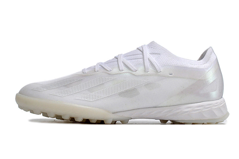 Chuteira Adidas X CrazyFast.1 Society TF - All White
