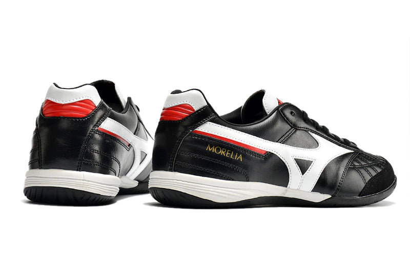 Chuteira Mizuno Morelia Sala Futsal - Branco/Preto
