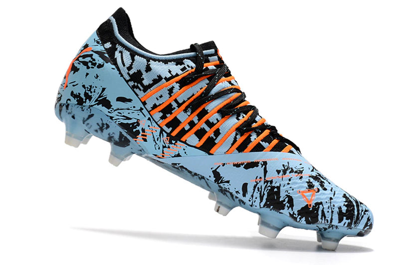 Chuteira Puma Future Z 1.4 Campo FG/AG - Azul/Preto