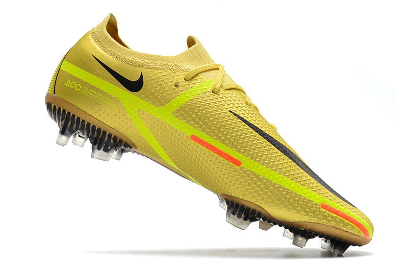 Chuteira Nike Campo Phantom GT 2 Elite FG - Dourado