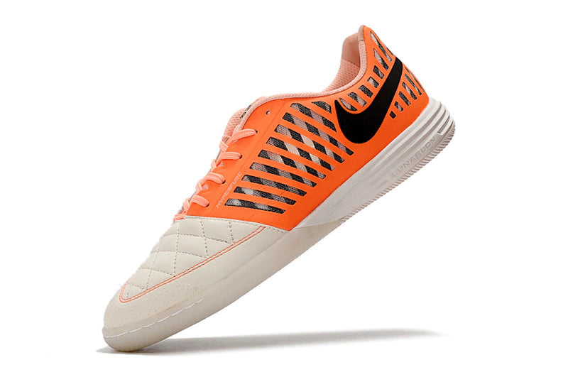 Chuteira Nike Lunar Gato Futsal - Bege/Laranja