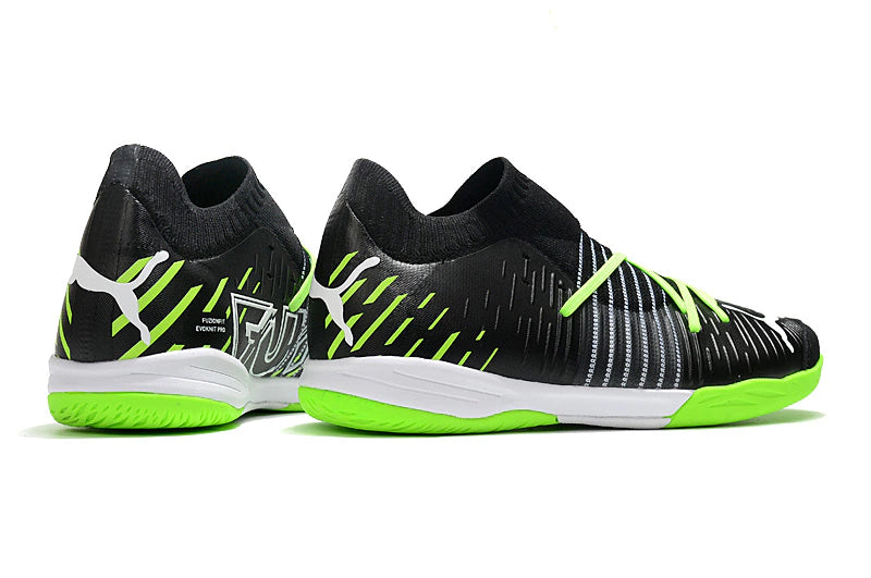 Chuteira Puma Future Z 1.1 Pro Cage Futsal - Preto/Verde