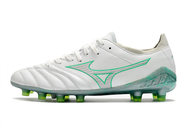 Chuteira Mizuno Morelia Neo 3 Campo FG - Branco/Verde