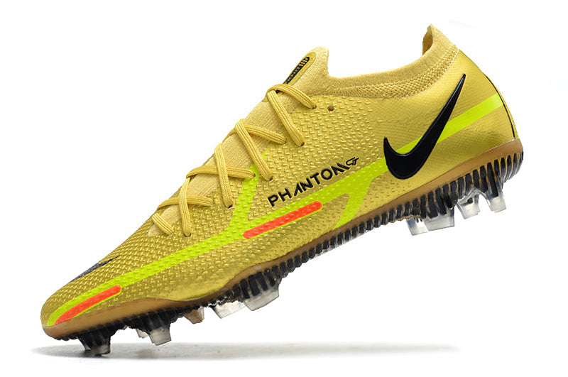 Chuteira Nike Campo Phantom GT 2 Elite FG - Dourado