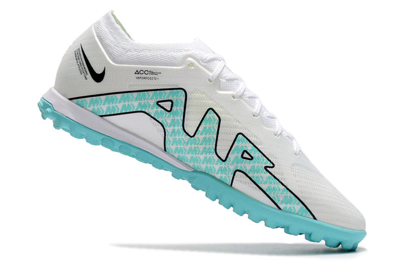 Chuteira Nike Mercurial Vapor 15 Elite Society - Branco/Azul