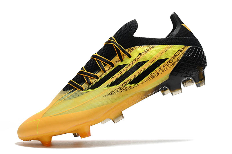Chuteira Adidas Speedfow.1 FG - Amarelo/Preto