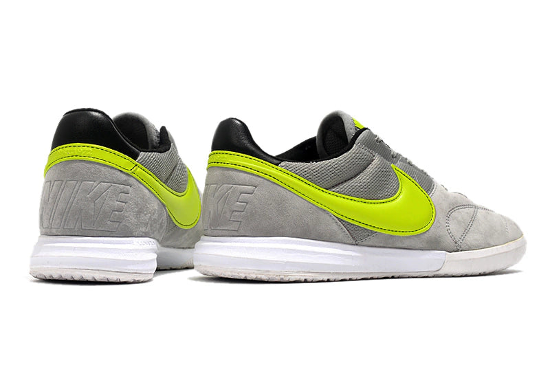 Chuteira Nike Premier 2 Futsal IC - Cinza/Verde