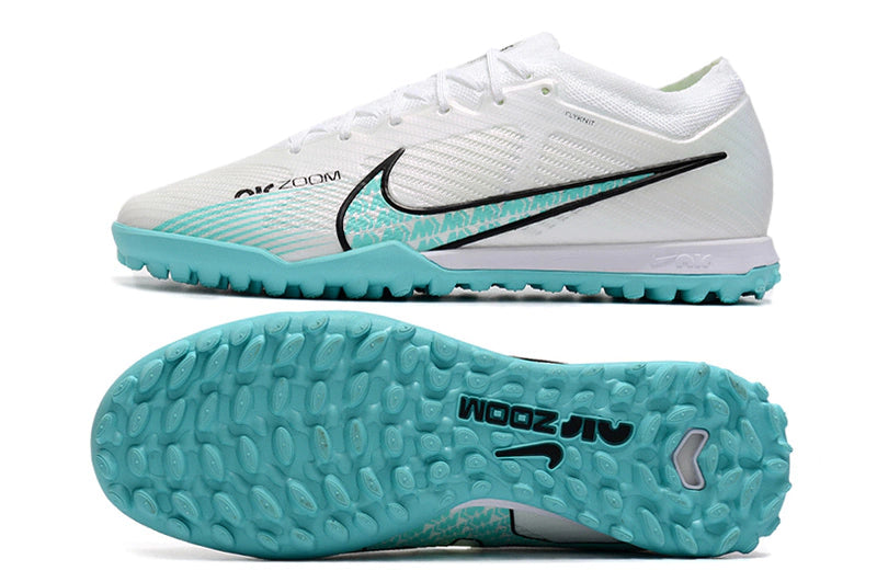 Chuteira Nike Mercurial Vapor 15 Elite Society - Branco/Azul