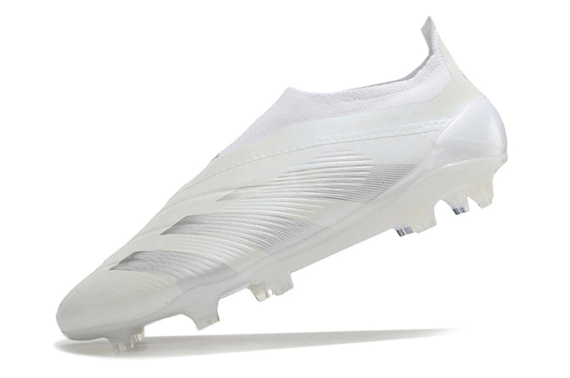 Chuteira Adidas Predstrike Elite Laceless Campo - All White