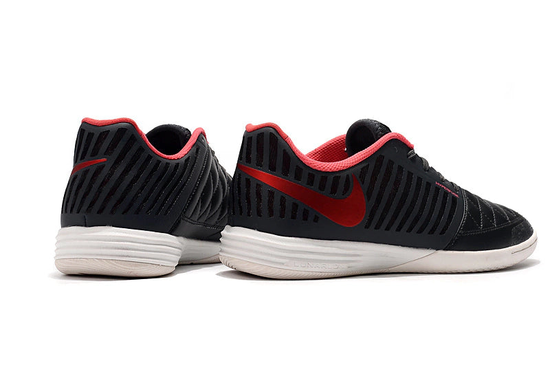 Chuteira Nike Lunar Gato Futsal - Preto/Vermelho