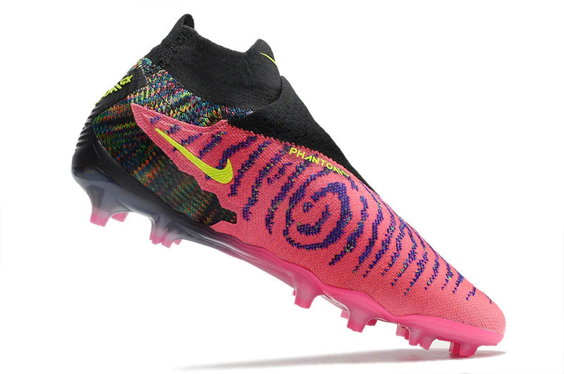 Chuteira Nike Campo Phantom GX Elite FG - Rosa/Amarelo