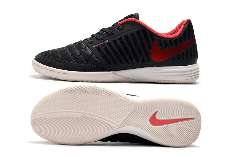 Chuteira Nike Lunar Gato Futsal - Preto/Vermelho