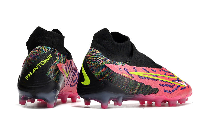 Chuteira Nike Campo Phantom GX Elite FG - Rosa/Amarelo