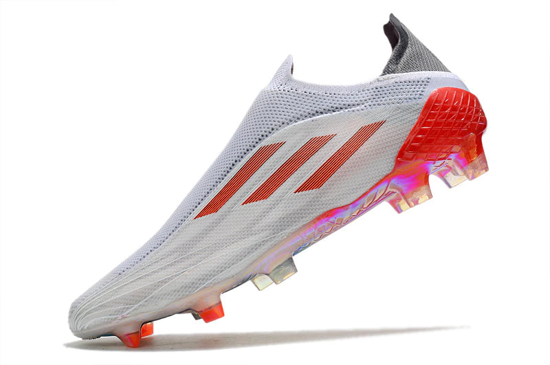 Chuteira Adidas Speedfow+ FG "White Spark"