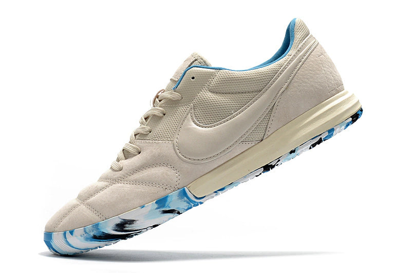 Chuteira Nike Premier 2 Futsal IC - Branco/Azul