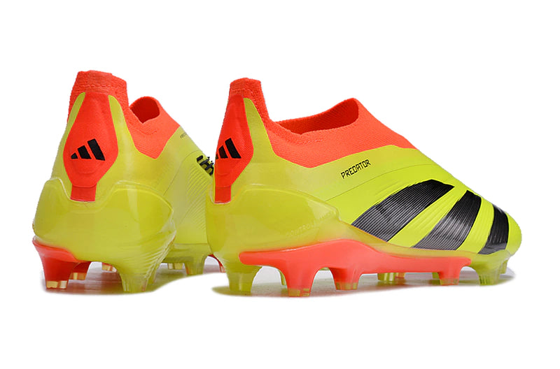 Chuteira Adidas Predstrike Elite Laceless Campo - Amarelo/Preto