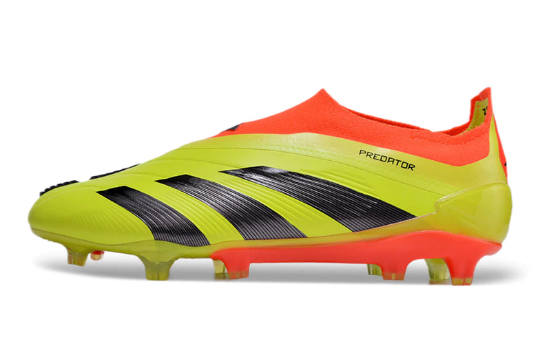 Chuteira Adidas Predstrike Elite Laceless Campo - Amarelo/Preto