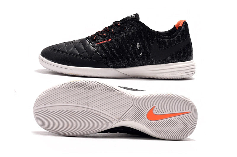 Chuteira Nike Lunar Gato Futsal - Preto/Laranja