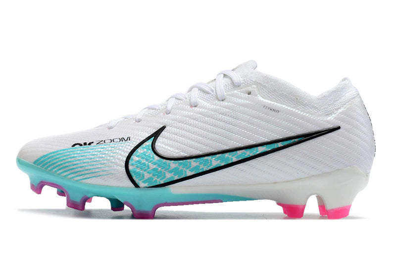Chuteira Nike Air Zoom Mercurial Vapor 15 Elite FG - Branco/Azul