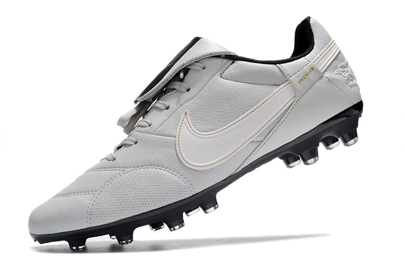 Chuteira Nike Premier 3 FG - Cinza/Branco