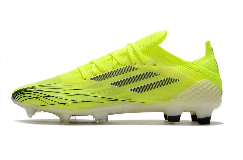 Chuteira Adidas Speedfow.1 FG - Verde/Preto/Branco