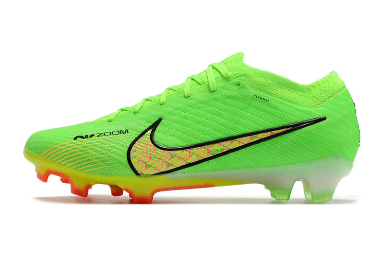 Chuteira Nike Air Zoom Mercurial Vapor 15 Elite FG - Verde/Rosa