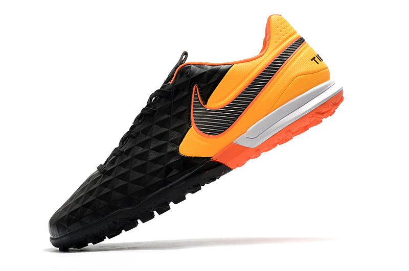 Chuteira Nike Tiempo 8 Pro Society - Preto/Laranja