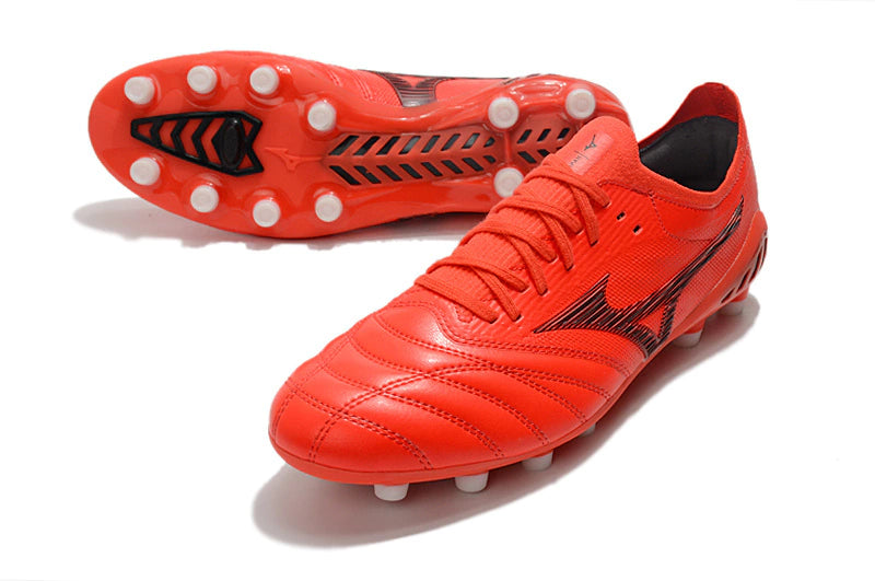 Chuteira Mizuno Morelia Neo 3 Campo FG - Preto/Vermelho