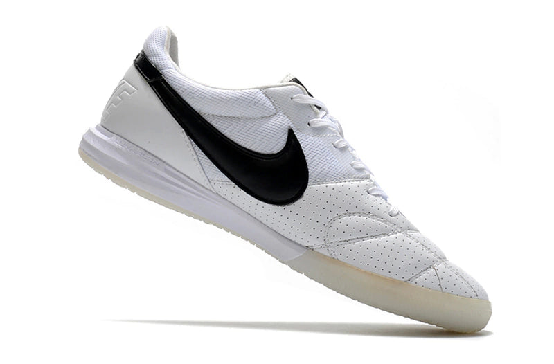 Chuteira Nike Premier 2 Futsal IC - Branco/Preto