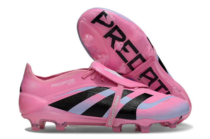 Chuteira Adidas Predator Elite 25 Campo - Rosa/Preto