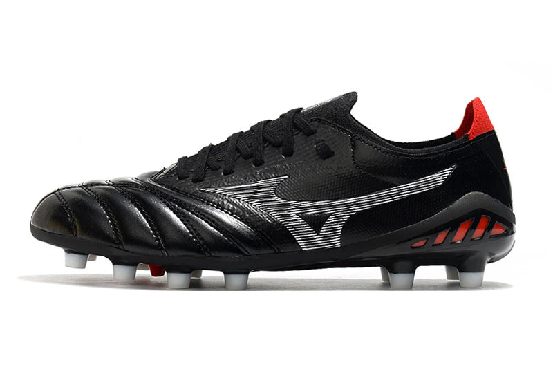 Chuteira Mizuno Morelia Neo 3 Campo FG - Preto/Vermelho/Branco