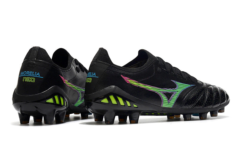 Chuteira Mizuno Morelia Neo 3 Campo FG - Preto/Verde
