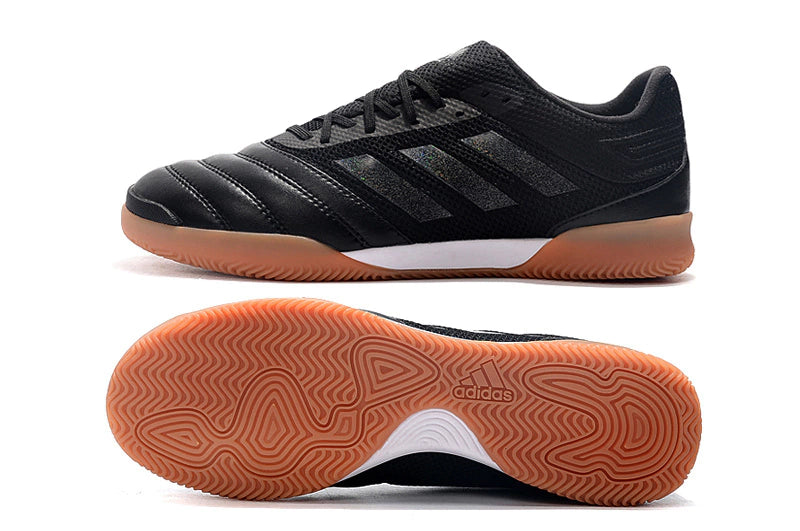 Chuteira Adidas Copa 20.1 Futsal - Preto/Marrom
