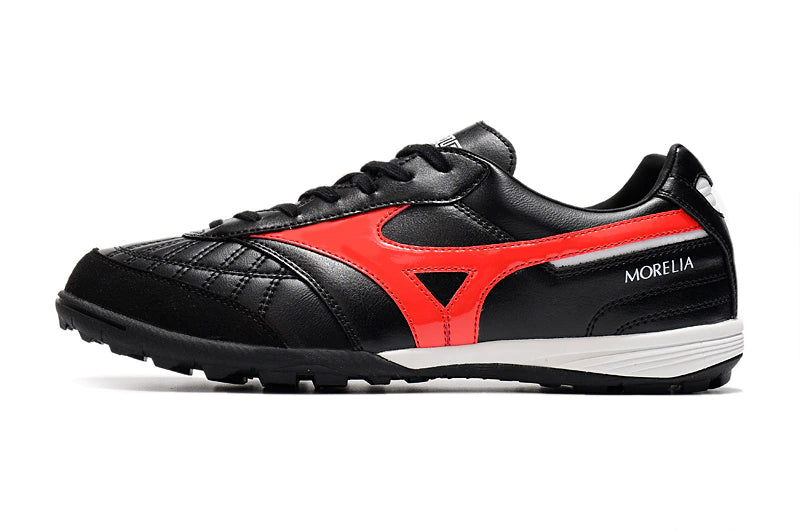 Chuteira Miuzno Morelia Neo Sala Society - Preto/Vermelho